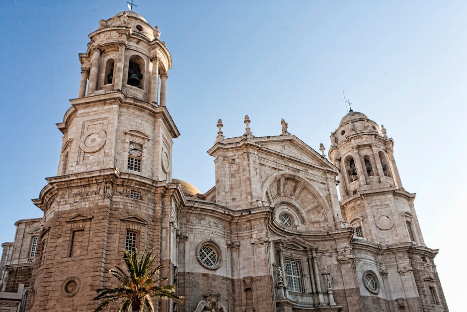 Baroque architecture sunny day