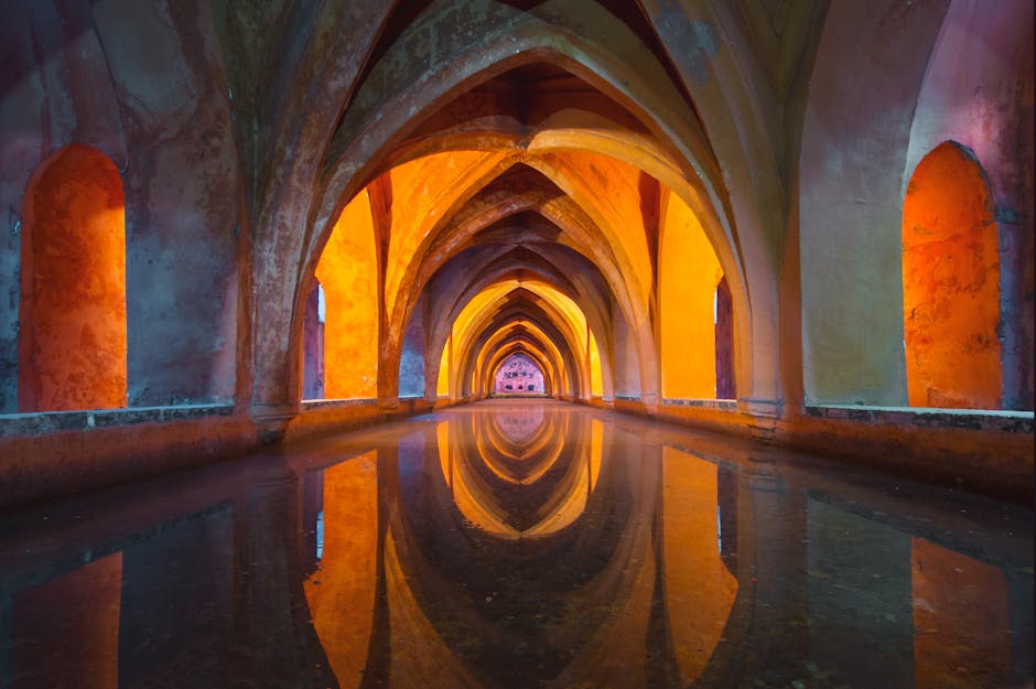 Reflections of gothic architecture