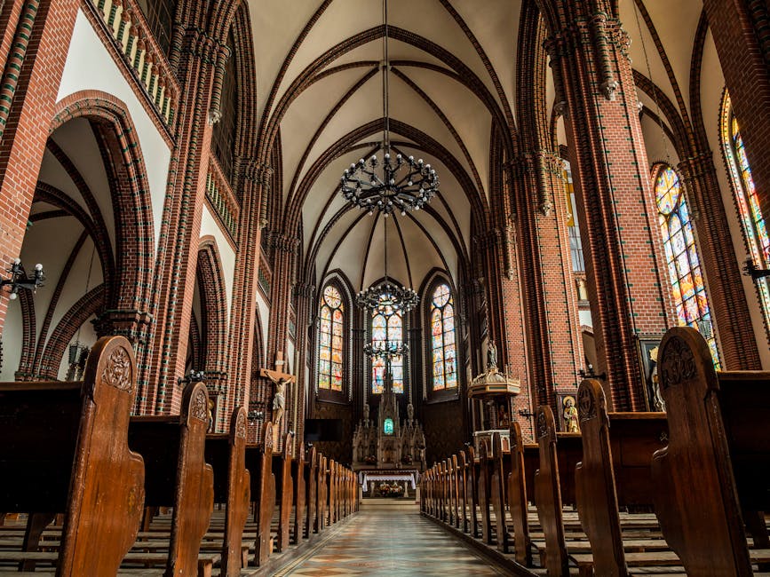 Gothic architecture stained glass