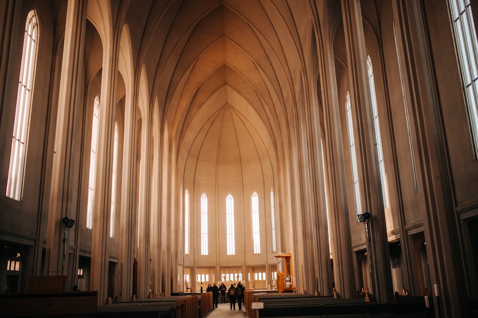 Majestic interior high ceiling