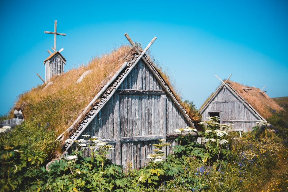 Traditional village under a sky