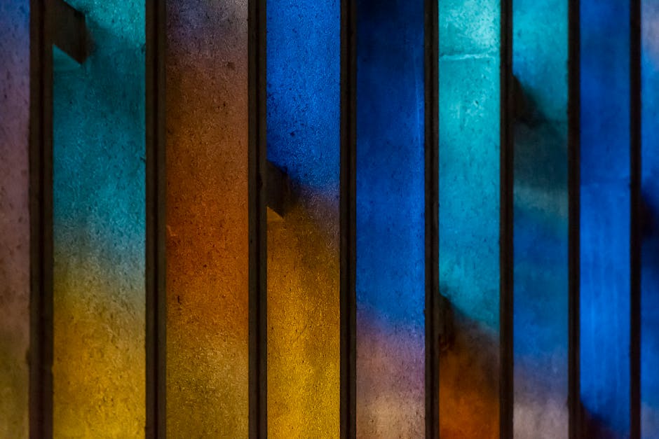 Vibrant stained glass patterns
